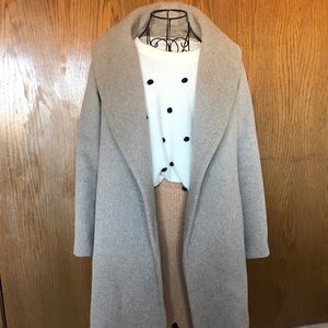 Ann Taylor belted wool wrap coat